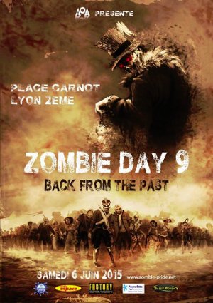 Mises en scène à l'occasion de la Zombie walk 2015