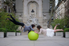 Apesanteur sur la place Gailleton de Lyon