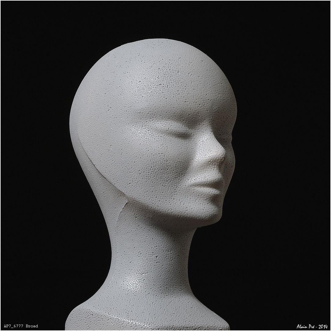 Éclairage Broad - Résultat sur un visage