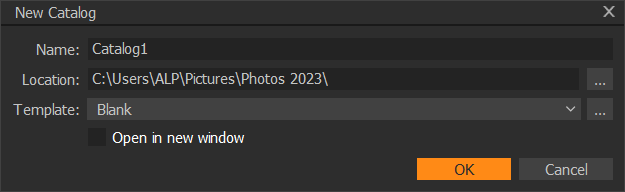 Capture One new catalog