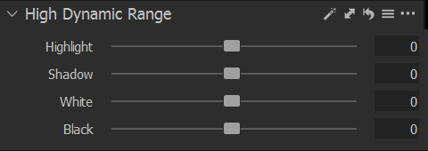 Capture One - Separate settings on highlights and shadows