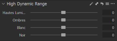 Capture One - Correction des hautes lumières et des ombres