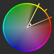 Colour editor colour wheel