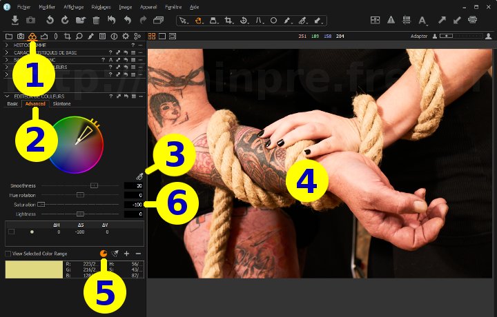 Capture One - Partial desaturation with Capture One