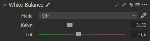 White balance tool of capture One