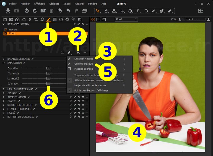 Capture One - Les réglages locaux